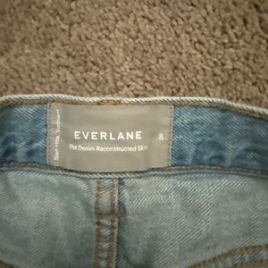Everlane Light Blue Denim Skirt